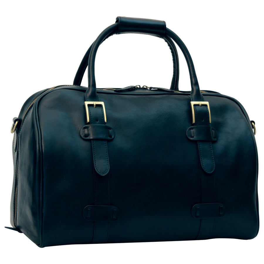 Mens Leather Travel Bag | Duffle Bag - Old Angler Italian Leather - Australia & New Zealand