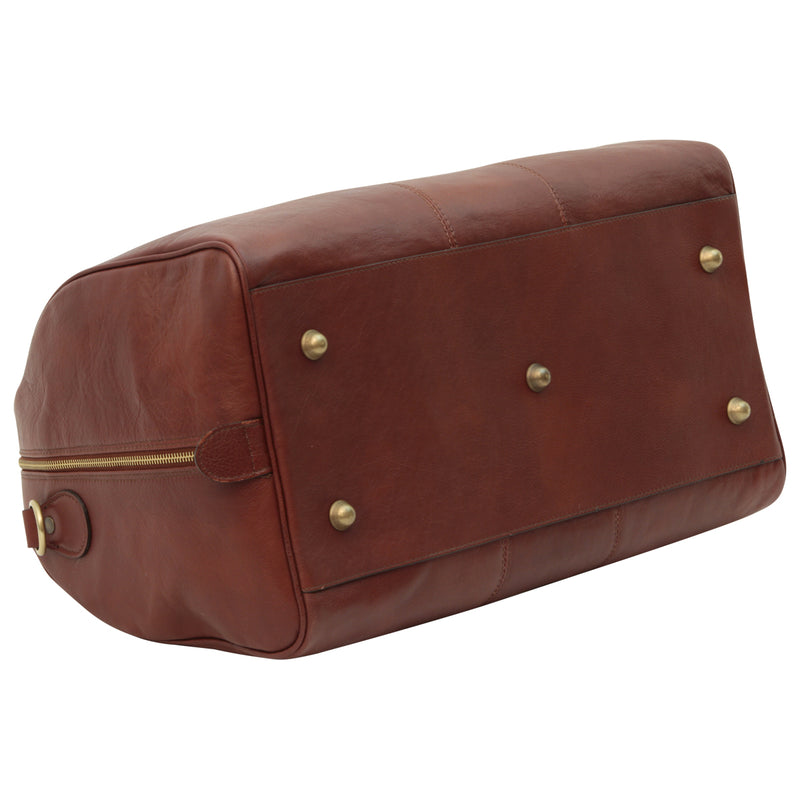 Duffle Bag - Brown - Italian Nappa Leather - Old Angler Italian Leather - Australia & New Zealand