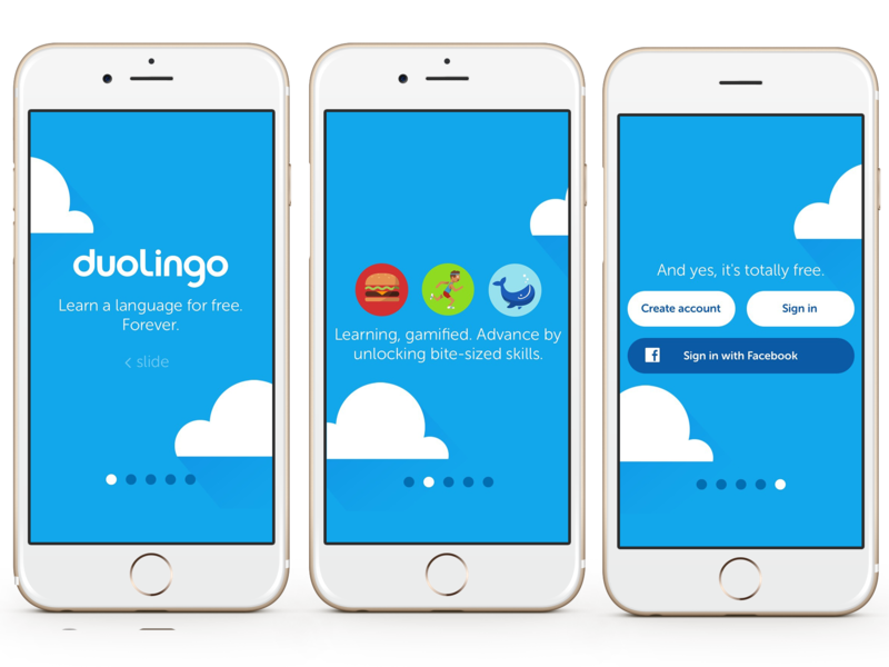 duolingo in app messaging