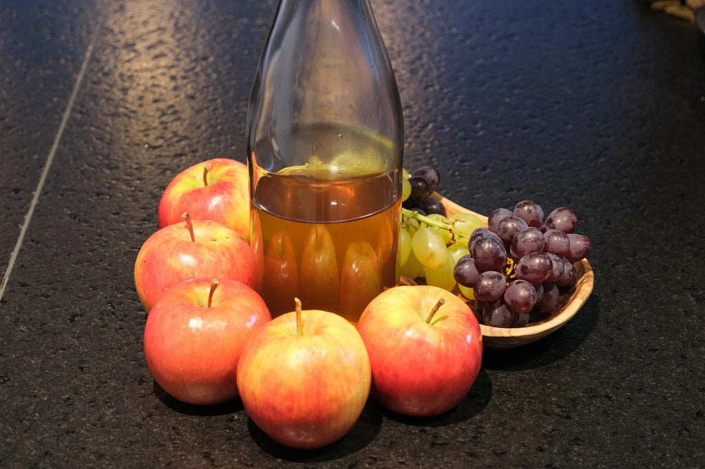 Apple cider vinegar to lure flies.