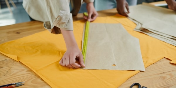 Cut and prepare the fabric for pinafore dress - Ice Fabrics