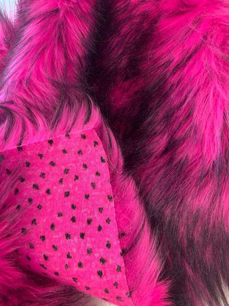 Pink Faux Fur Fabric -  Canada