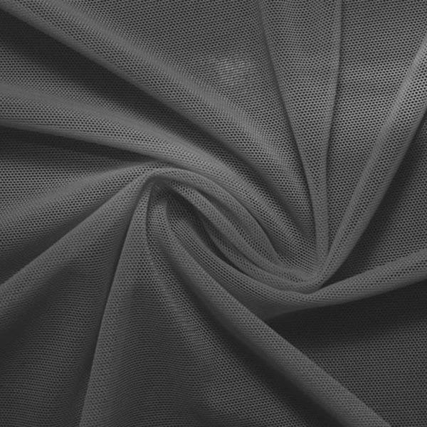 Black Dri-Fit Looped Back Nylon Lycra Mesh Fabric – The Fabric Fairy