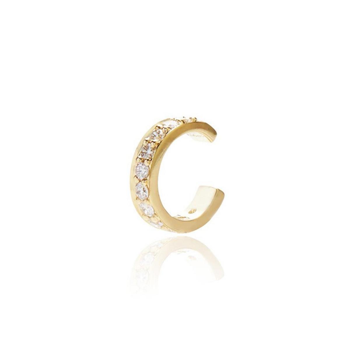 Alinka 18kt rose gold IRINA diamond huggie earring