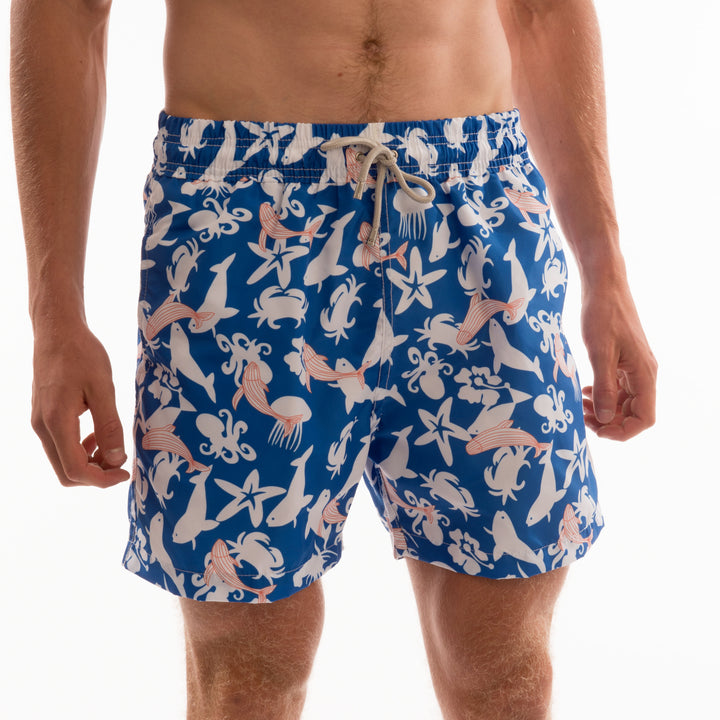 Sea Life Board Shorts & Swimwear | Bistro St. Tropez - Men Boardshorts ...