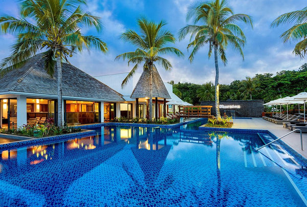Tokoriki Island Resort Travel Fiji International Restrictions Opening Australia December Bistro St. Tropez Mens Board Shorts Australia