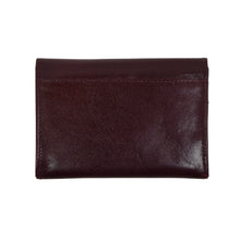 Load image into Gallery viewer, Pierre Waldon Leather Keychain Wallet - Burgundy