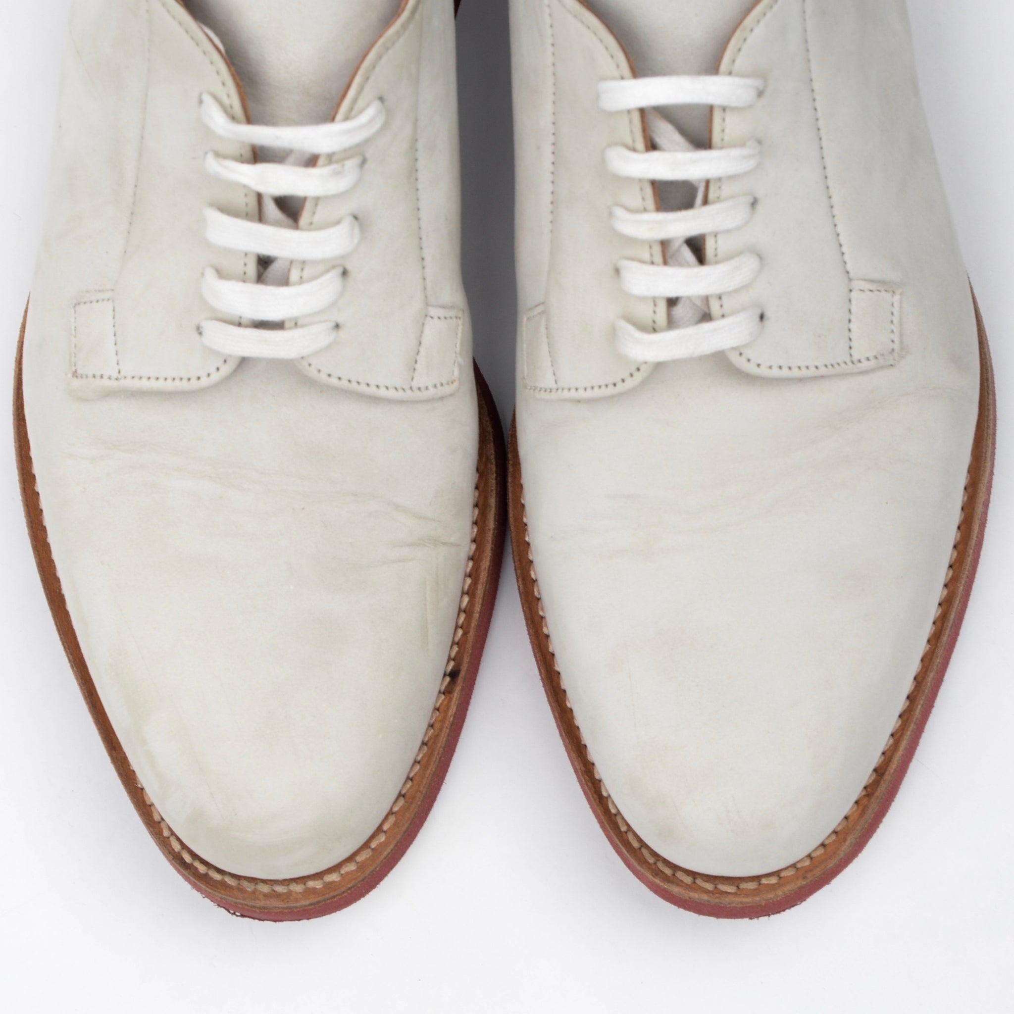 classic white buck shoes