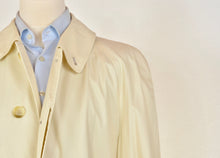 Load image into Gallery viewer, Vintage Burberry Mac Coat Size 48 Long - Cream