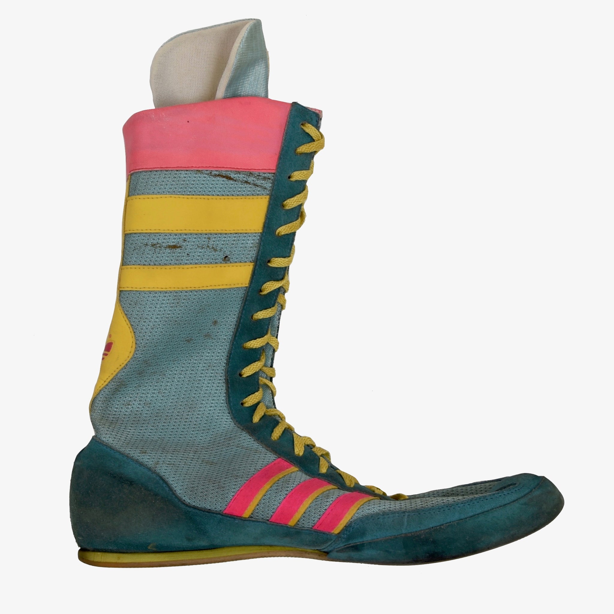 Vintage Adidas Attack Boxing Shoes Size  - Teal/Pink – Leot James