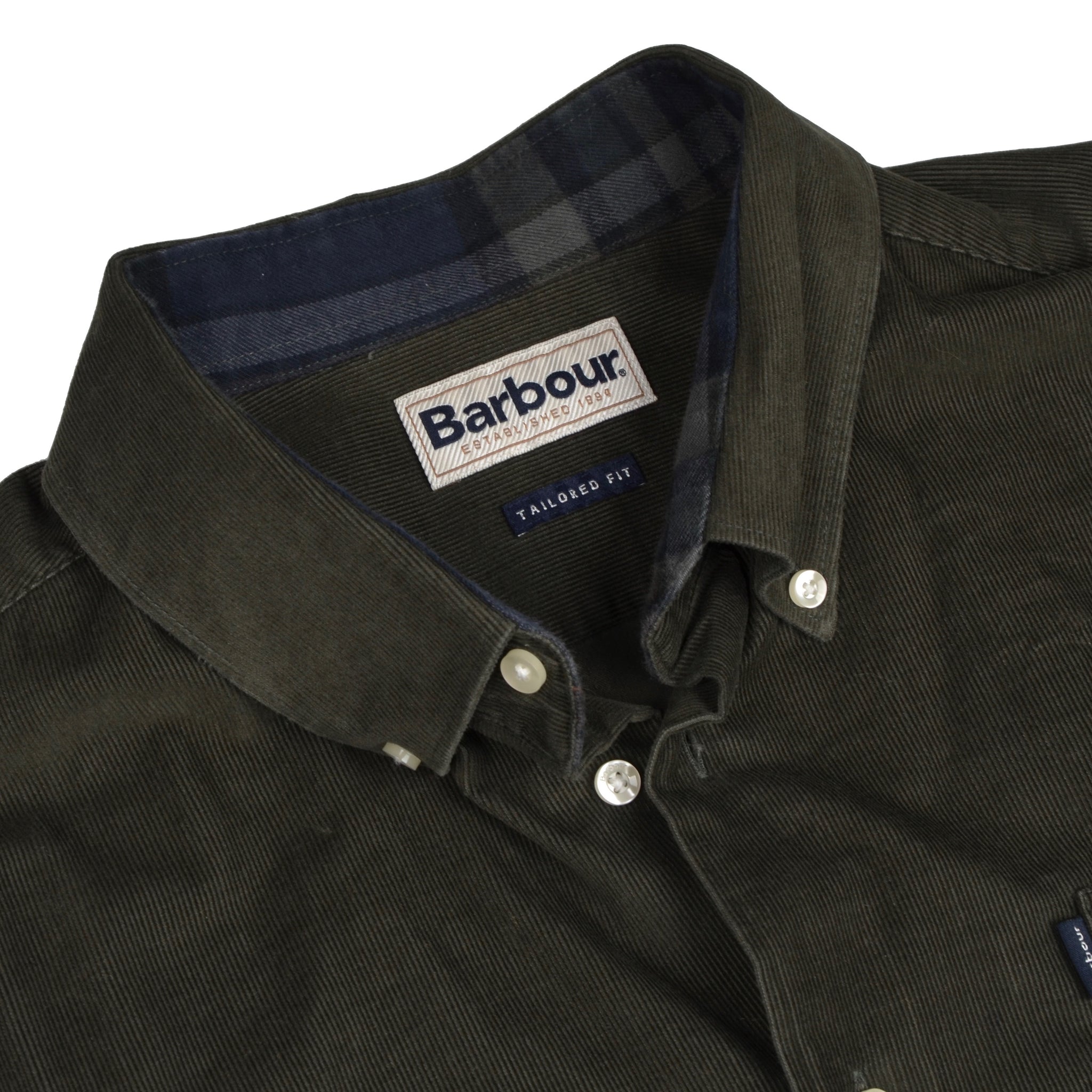 Classic Corduroy Barbour Shirt Size XL 