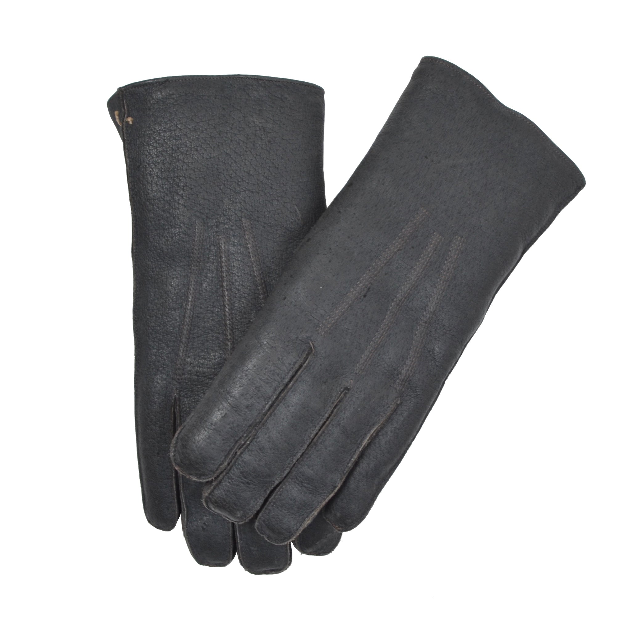 shearling lined leather gloves