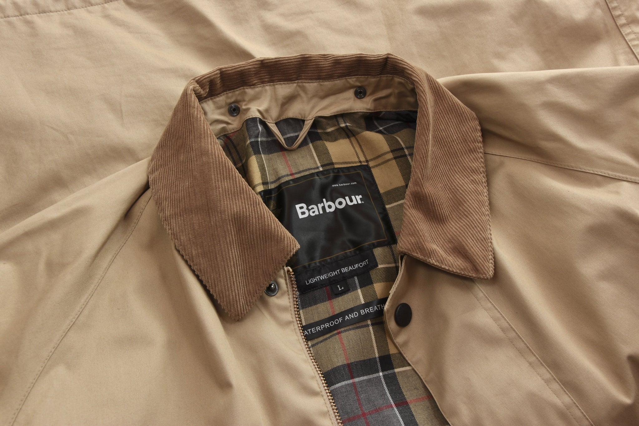 lightweight beaufort barbour jacket