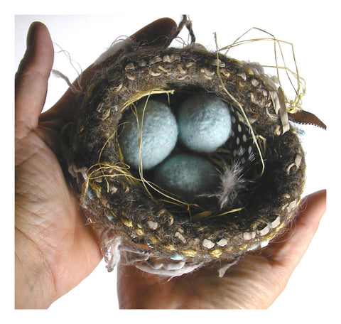 marie mayhew's woolly nest & eggs pattern