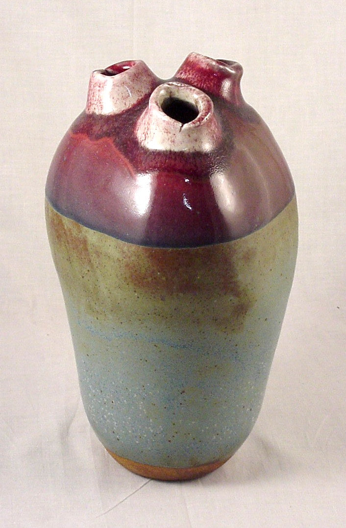 Red Three Hole Bottle #2