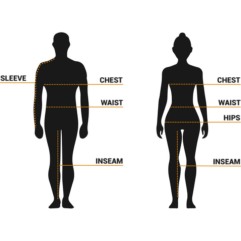 Body Measurements for Size Chart