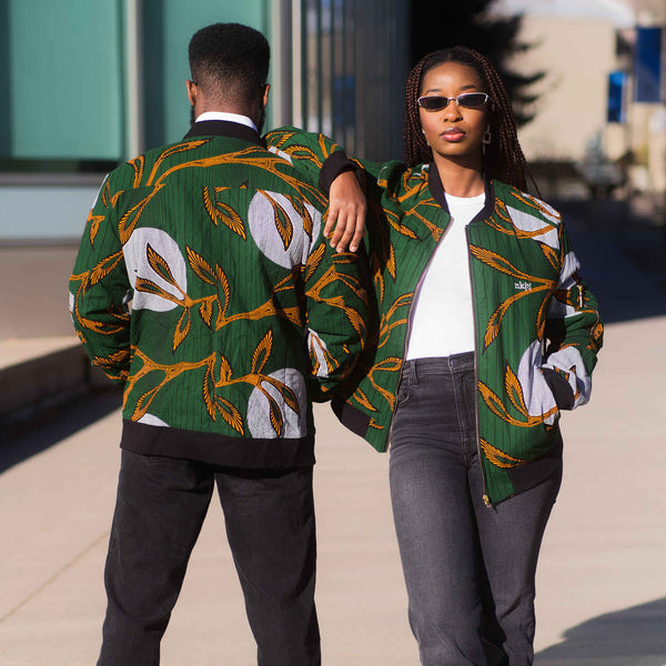 Floral Print Bomber Jacket