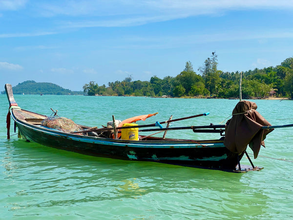 Fischerboot auf Coconut Island
