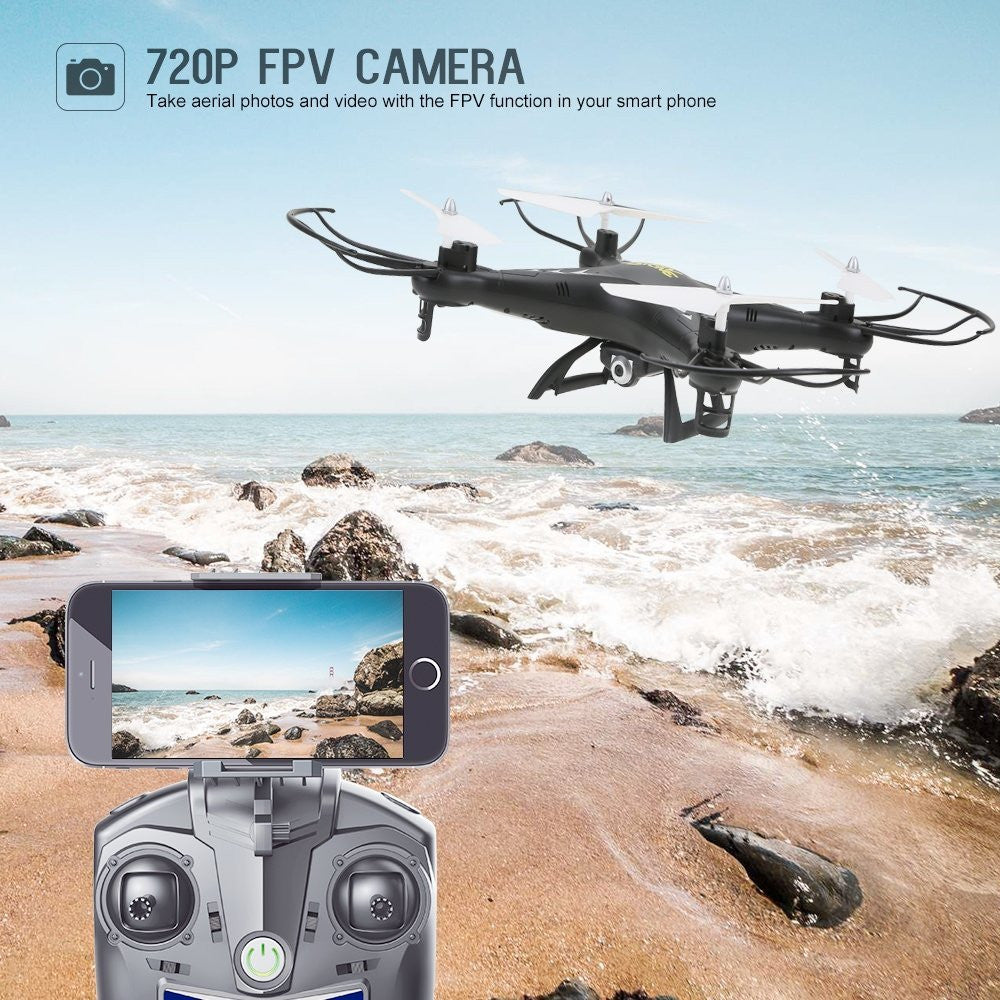 holy stone hs110d fpv rc drone with 720p hd camera