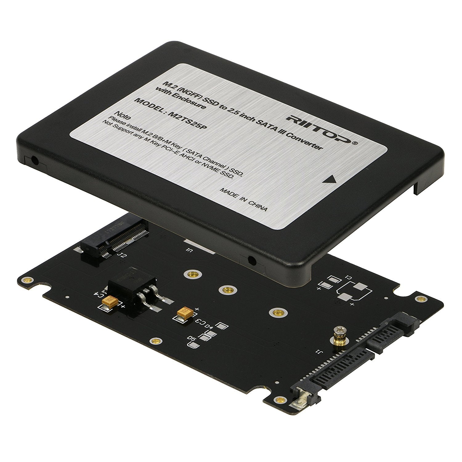 RIITOP (SATA) SSD to 2.5" SATA 3 22-Pin Converter Adapter
