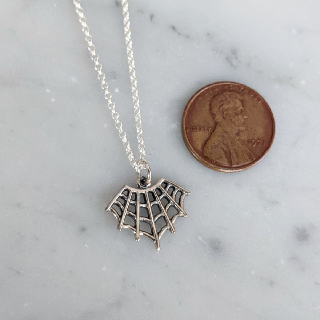 Spider Web Necklace