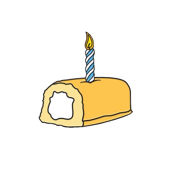 Happy Birthday Twinkie Pin