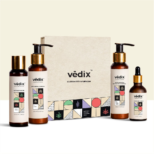 पय लब घन और मट चमकदर बल सरफ 3 हफत म Vedix Hair Care Serum  Shampoo Oil benefits  YouTube