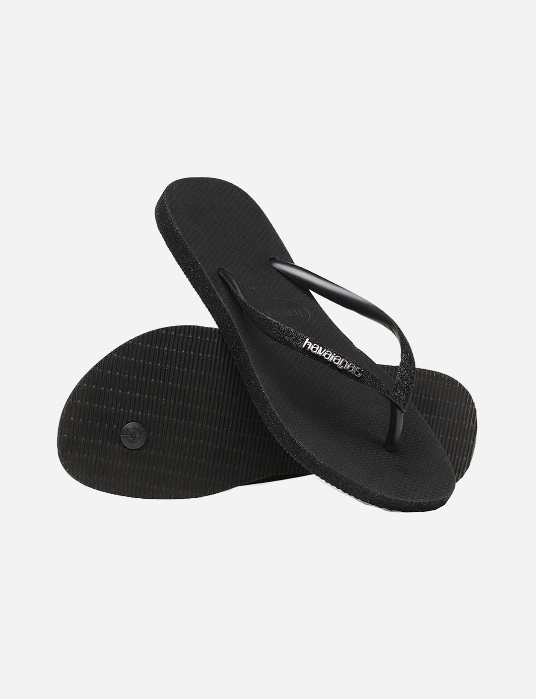 black sparkly havaianas