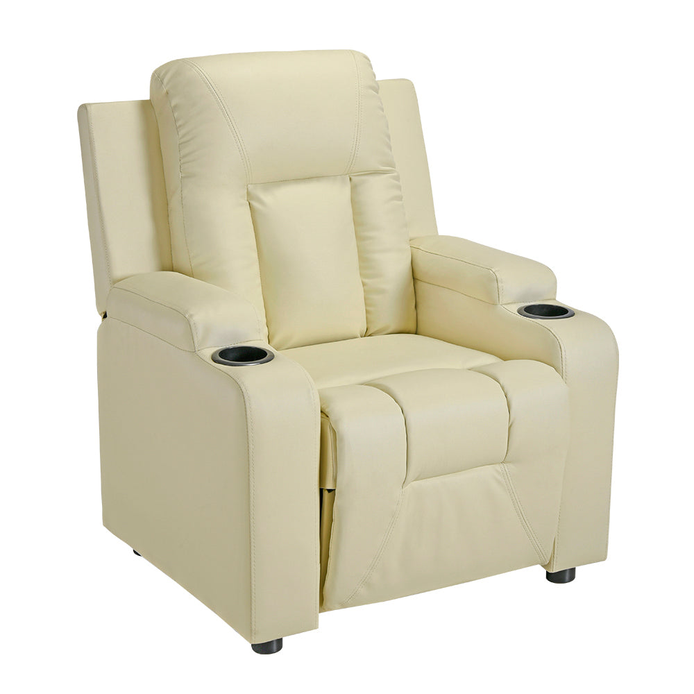 Leather Recliners Chair with Cup Holder