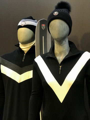 We Norwegians Voss Black Merino clothing ski fashion