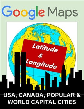 Latitude And Longitude Cities Worksheet Google Maps Roombop