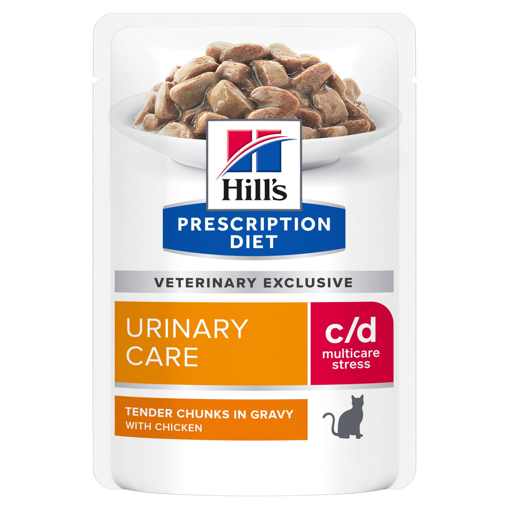 Hill's c/d Urinary Stress with Chicken kissalle 12 x 85 g - ALE -8% —  