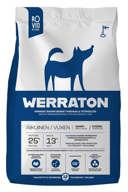 Werraton Aikuinen koiranruoka 12 kg — 