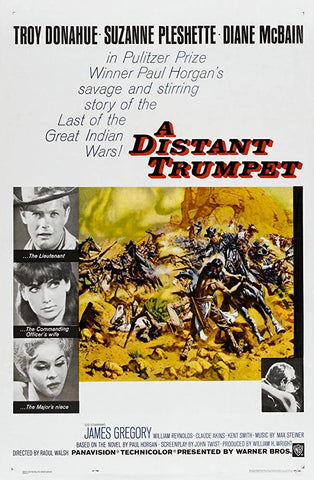 A movie poster by Frank McCarthy for the film A Distant Trumpet