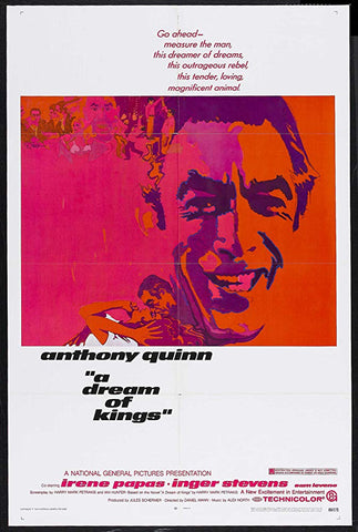 An original movie poster for the film A Dream of Kings
