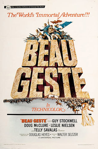 A movie poster by Frank McCarthy for the film Beau Geste