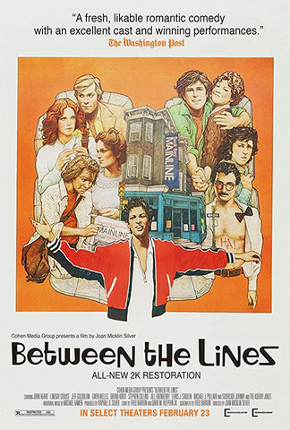 An original movie poster by Richard Amsel for the film Between The Lines