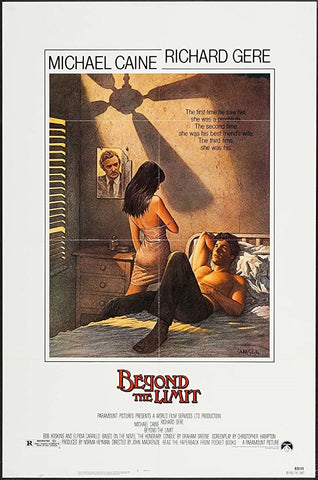An original movie poster by Richard Amsel for the film Beyond The Limit