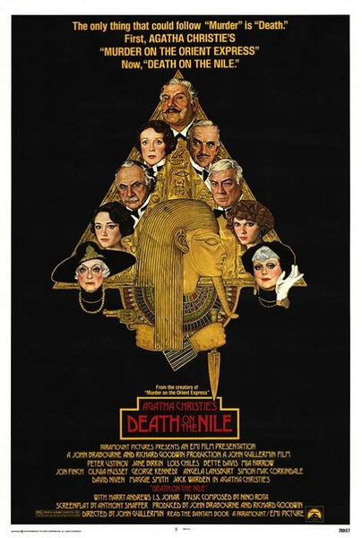 Richard Amsel's movie poster for the film Death on the Nile