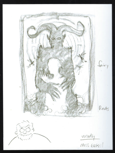 Drew Struzan's sketch for the movie poster for Pan's Labyrinth