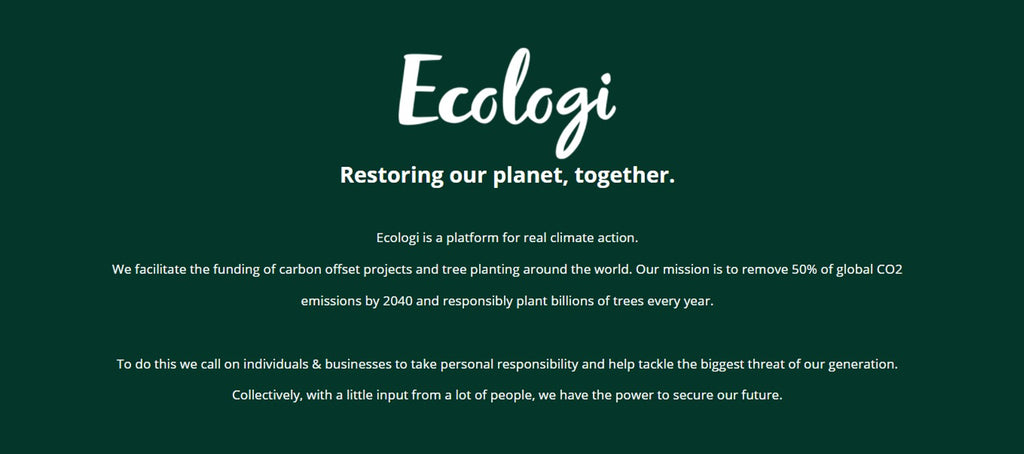 The Ecologi mission statement