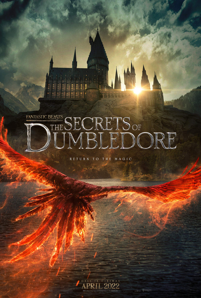 An original movie poster for Fantastic Beasts: The Secrets of Dumbledore