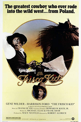 An original movie poster for The Frisco Kid by John Alvin