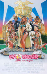 An original movie poster for the film Happy Hour