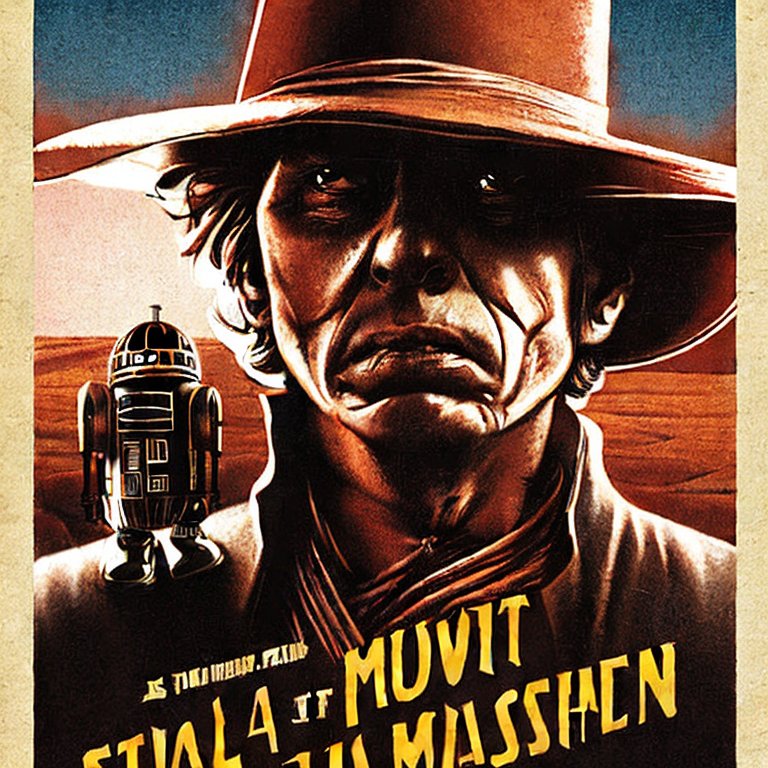 An A.I. generated image of Star Wars as a Spaghetti Western