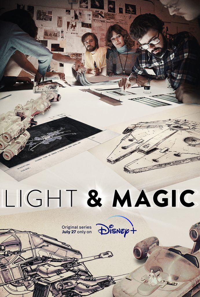 An original movie poster for the Disney+ series Industrial Light and Magic