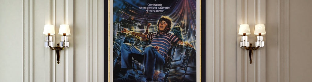 An original movie poster for Disney's Flight of the Navigator