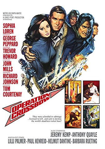 A movie poster by Frank McCarthy for the film Operation Crossbow