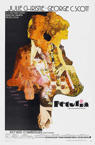 An original movie poster for the film Petulia