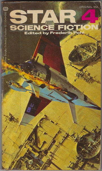 The cover of STAR Science Fiction 4 with artwork by John Berkey